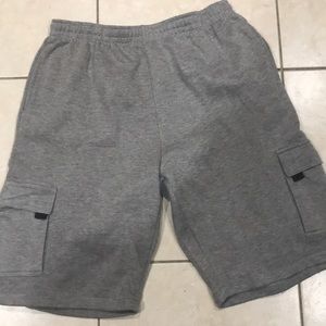 Grey Cargo sweat shorts size XXL